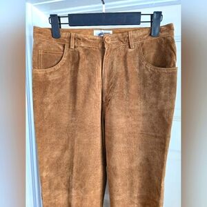 Vintage Brown 100% Leather Pants